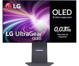 Monitor Gaming LG UltraGear 32GS95UV-B 31.5"/ 4K/ 0.03ms/ 240Hz/ OLED/ Multimedia/ Regulable en altura/ Negro