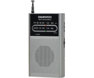 Radio Portátil Daewoo DW1027/ Plata