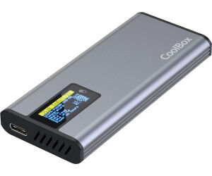 Mini carcasa disco duro ssd coolbox coo - mcm - m2f m.2 nvme y sata usb3.2 gen2