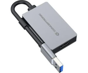 Adaptador usb 3.0 a hdmi conceptronic 16cm -  macho - hembra