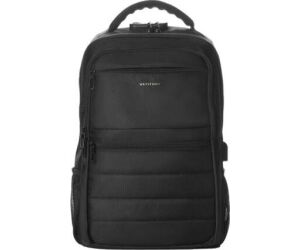 Mochila Krrb0 17'' 20l Impermeable Antirrobo Negro Vention