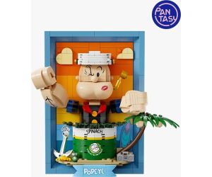 Retrato 3d popeye set de construccion 21 cm