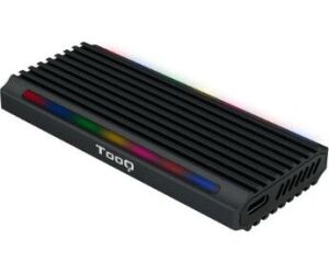 Tooq Caja Externa SSD M.2 NGFF/NVMe USB-C Negro