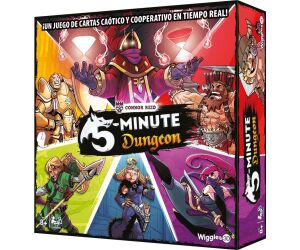 Juego de mesa 5 minute dungeon edad recomendada 8 años