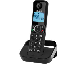Telefono fijo inalambrico alcatel f860  negro