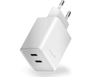 Cargador Hune Eco Dual 45w Blanco Nieve