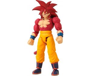 Figura bandai rojo ss4 goku daima dragon stars (novedad)