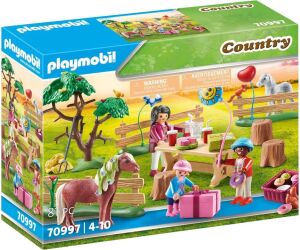 Playmobil fiesta de cumpleaños en la granja de ponis
