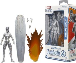 Figura hasbro marvel legends series los 4 fantasticos: primeros pasos silver surfer