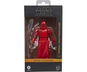 Figura hasbro star wars the mandalorian the black series imperial praetorian guard