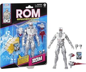 Figura hasbro marvel legends rom spaceknight mini comics rom