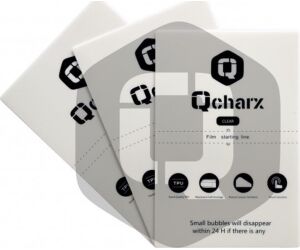 Laminas de proteccion frontales qcharx hidrogel hd qx1 10 unidades