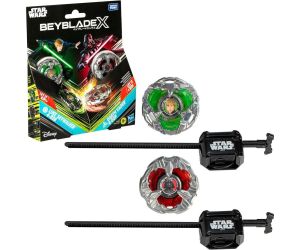 Juego hasbro beyblade x star wars luke skywalker vs darth vader