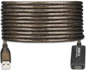 Ewent EW1024 cable USB USB 2.0 25 m USB A Negro
