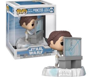 Funko pop deluxe star wars princesa leia en la batalla de la base en echo 45901