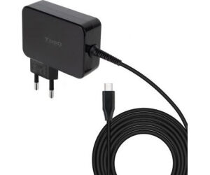 Cargador de Portátil GaN TooQ TQLC-USBCGAN90PD/ 1xUSB Tipo-C/ 90W/ Automático/ Voltaje 5-20V