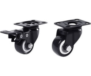 (dhi-ldv-caster-b3) Dahua Ruedas Para Totem Display - Compatible Con 43", 55", 65" Y 75" (incluye 2 Ruedas Con Freno Y 2 Ruedas Sin Freno)