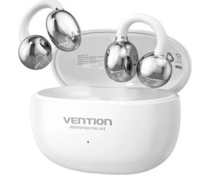 Auriculares Deportivos Bluetooth Vention Open Ear OpenBeat Echo Clip A1 NBWW0 con estuche de carga/ Blancos