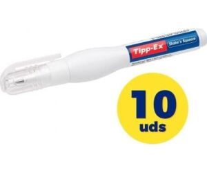 Caja de Correctores de Escritura en Lápiz Bic Tipp-Ex Shake'N Sqeeze/ 8ml/ 10 unidades