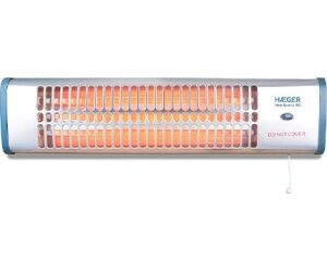 Calefactor Electrico New Quartz 1200w Blanco Haeger