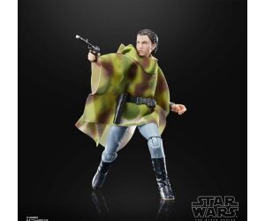 Figura hasbro the black series 40th aniversario star wars: return of the jedi -  princesa leia (endor)