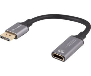 Adaptador 8k displayport a hdmi lanberg 20cm -  macho - hembra