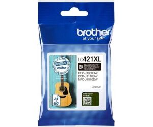 Cartucho tinta brother lc421xlbk negro 500 paginas