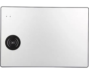 SUBBLIM Alfombrilla con cargador Inalámbrico Mousepad Wireless Charger Aluminum Silver 10W