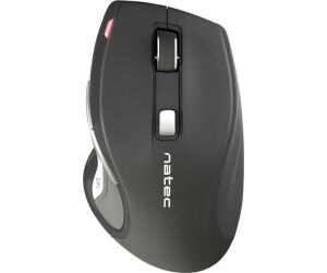 Raton natec jaguar optico inalambrico 2400 dpi negro gris