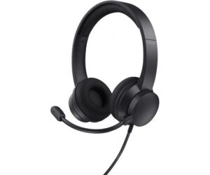 Auriculares Trust HS-260/ con Micrófono/ USB/ Negros