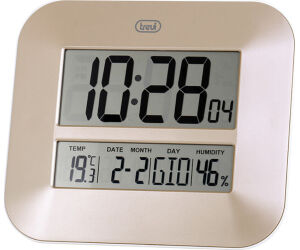 Reloj Pared Trevi Om 3520 D Digital Pantalla Grande 27 Cm Bronce