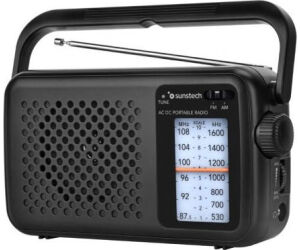 Radio Portátil Sunstech RPS760/ Negra