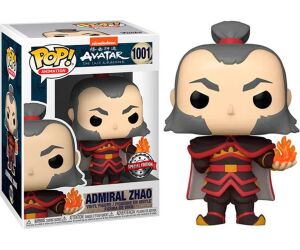 Funko pop animacion avatar the last airbender la leyenda de aang admiral zhao con bola de fuego edicion especial 56965