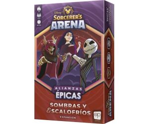 Juego de mesa disney sorcerer arena sombras y escalofrios expansion edad recomendada 13 años
