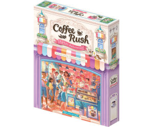 Juego de mesa coffee rush: tartas deliciosas