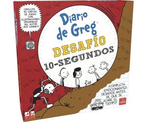 Juego de mesa diario de greg : desafio 10 segundos pegi 8