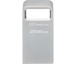 Kingston Technology DataTraveler Micro unidad flash USB 256 GB USB tipo A 3.2 Gen 1 (3.1 Gen 1) Plata