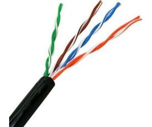 Bobina de Cable RJ45 para Exteriores UTP Aisens A133-0212 Cat.5e/ 100m/ Impermeable/ Negro
