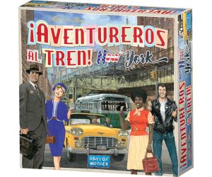 Juego de mesa asmodee ¡aventureros al tren! new york pegi 8