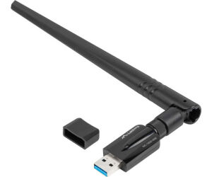 Adaptador Red Lanberg Usb Wifi 1200 Mb/s Dual Band Con Antena