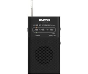 Radio Portátil Daewoo DW1027/ Negra
