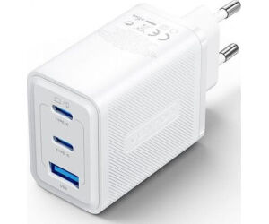 Cargador de Pared GaN Vention FERW0-EU/ 2xUSB Tipo-C/ 1xUSB/ 65W