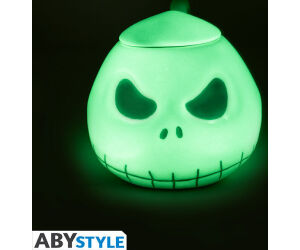 Taza abystyle pesadilla antes de navidad jack brilla en la oscuridad