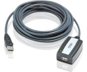 Aten Cable Extensor Usb 2.0 De 5 M (soporta Conexion En Cadena Hasta 25 M) (ue250-at)(cp20)