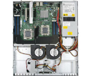 Intel SR1630BCR servidor barebone Intel® 5500 LGA 1366 (Socket B) Bastidor (1U) Aluminio, Negro