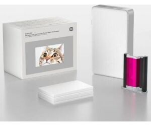 Papel Fotográfico para Sublimación Xiaomi Portable Dye-Sublimation Photo Paper/ 5 x 7.6cm/ 50 Hojas