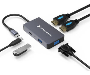 Docking hub usb tipo c 5 en 1