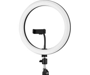 iggual Kit Aro luz LED 10" + Trípode 200 cm