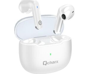 Auriculares qcharx harmony auricular tws bluetooth 5.3 blanco