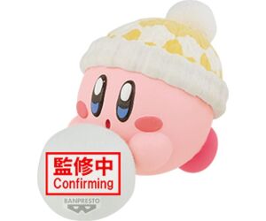 Figura banpresto kirby fluffy puffy mineplay in the snow ver.a